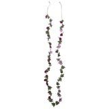 Vidaxl bloemenslingers 6 st 250 cm lente lichtpaars