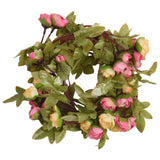Vidaxl bloemenslingers 6 st 215 cm roze