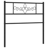 Vidaxl vervangend hoofdbord 75 cm metaal zwart