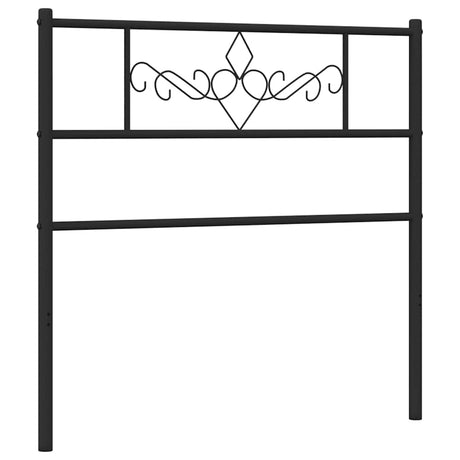 Vidaxl vervangend hoofdbord 100 cm metaal zwart