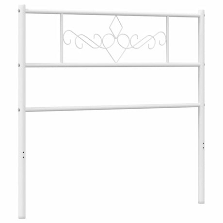 Vidaxl vervangend hoofdbord 75 cm metaal wit