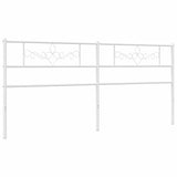Vidaxl vervangend hoofdbord 200 cm metaal wit