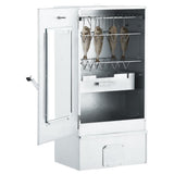 Vidaxl bbq-rookoven met koude rookgenerator gegalvaniseerd staal