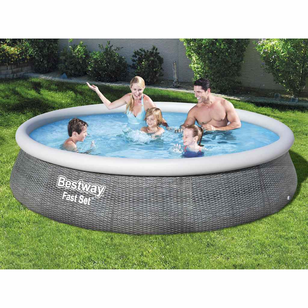 Bestway Fast Set Swimming Pool Set with Pump Infratable 396x84 cm