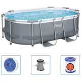 Bestway Power Swimming Pool over bakken Oval 305x200x84 cm