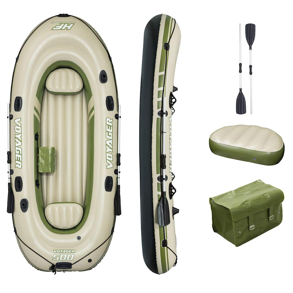 BESTWAY HYDRO-WIRKLICHE BLATEBELICHTE BOOTE VOYAGER 500 348X141 CM