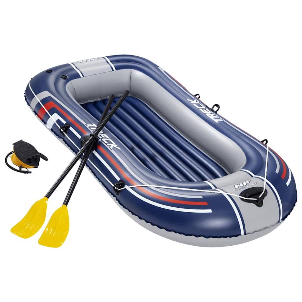 Bestway Hydro-Force inflatable boat with pump and rowing pans blue