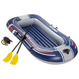 Bestway Hydro-Force inflatable boat with pump and rowing pans blue