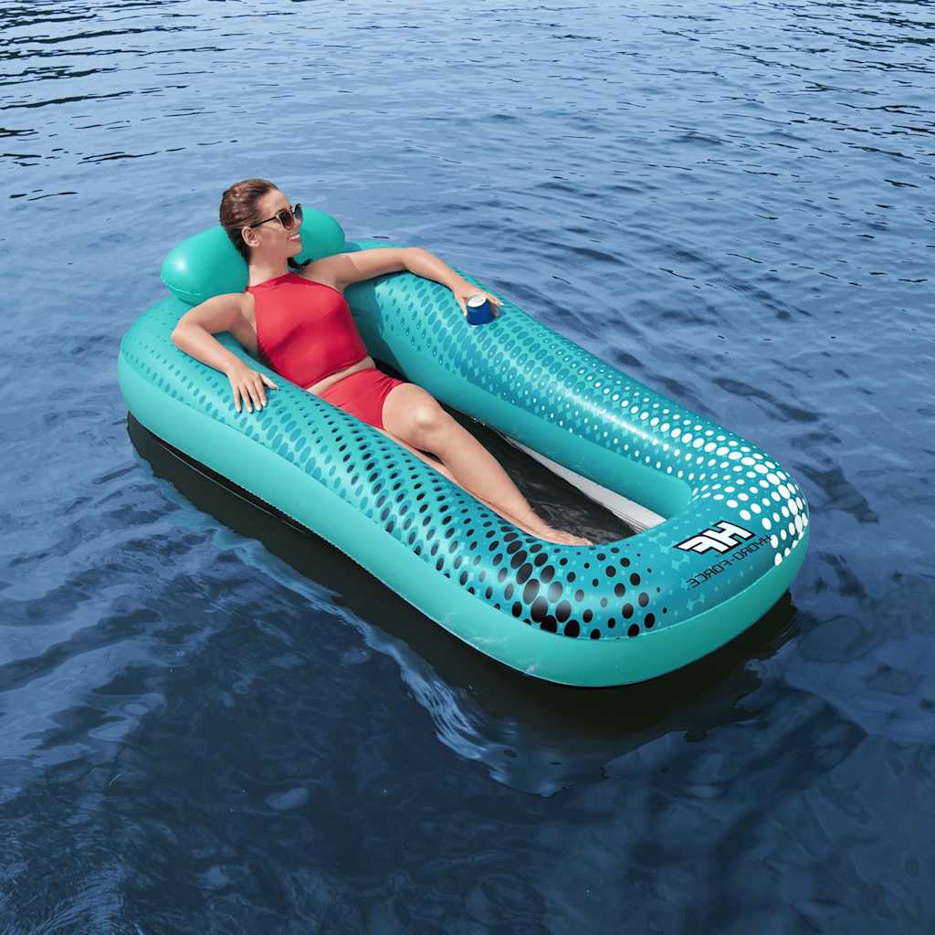 Bestway hydro force drijfbed sol venture 188x109 cm gaas blauw