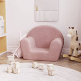 Vidaxl kinderbank roze zacht pluche