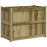 Vidaxl plantenbak 90x50x70 cm geïmpregneerd grenenhout