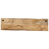 Vidaxl Mauer Mantel Rack mat 4 Haken zolidd Mango Holz