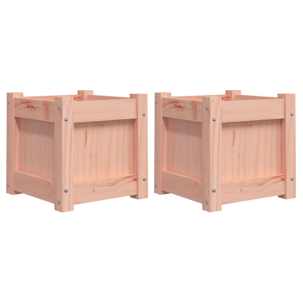 Vidaxl Planters 2 PCS Solide Douglashout