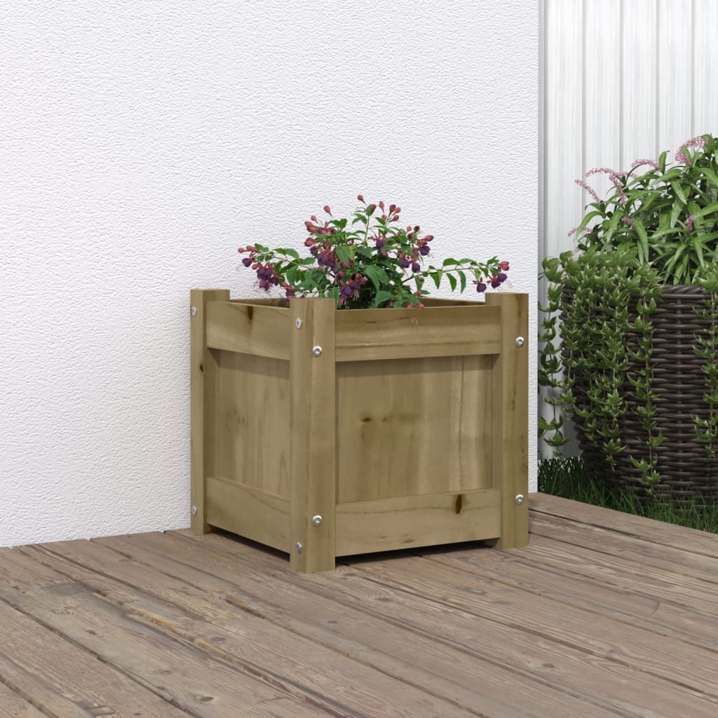 Vidaxl Planter 31x31x31 cm impregnirani bor