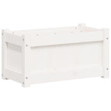 Vidaxl Planning Box 60x31x31 cm Solid Pine White