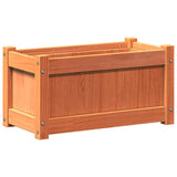 Vidaxl Planning Box 60x31x31 cm Solid Pine Wash Brown