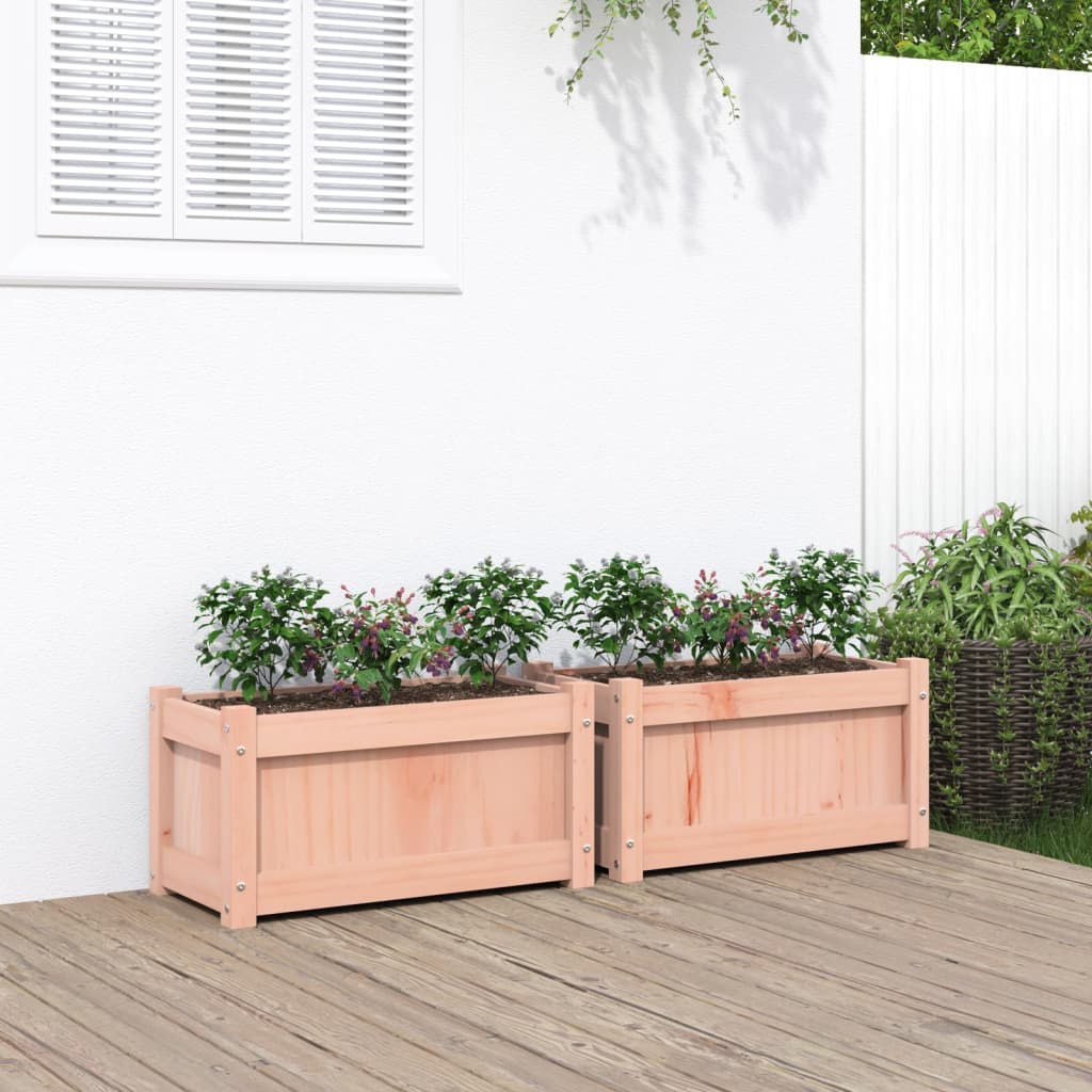 Vidaxl Planters 2 stk solid Douglashout