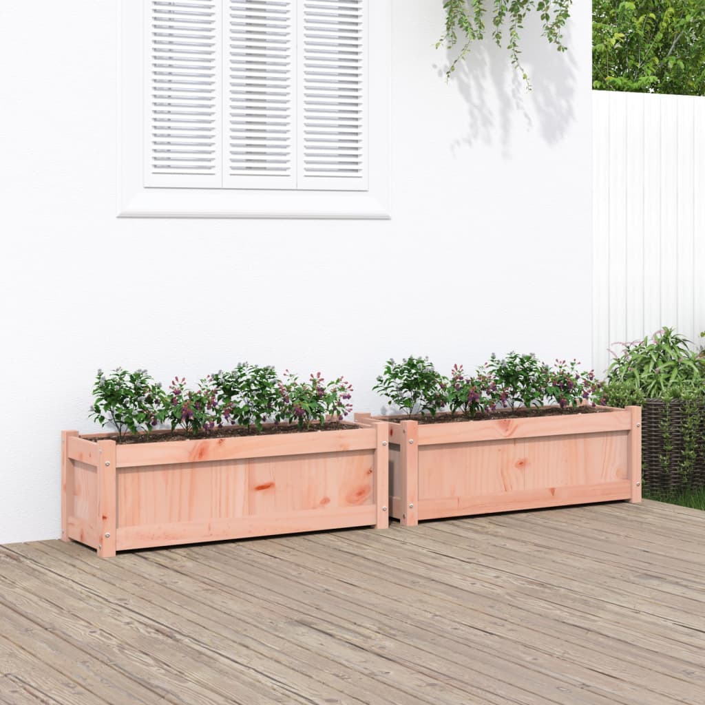 Vidaxl Planters 2 stk solid Douglashout