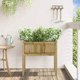 Vidaxl Planter med ben 70x31x70 cm impregnert furu