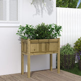 Vidaxl Planter med ben 70x31x70 cm impregnert furu