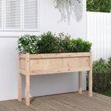 Vidaxl Planter med ben 110x31x70 cm solid furu