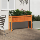 Vidaxl Planter med ben 110x31x70 cm Pine Wood Wash Brown