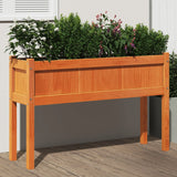 Vidaxl Planter med ben 110x31x70 cm Pine Wood Wash Brown