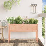 Vidaxl plantenbak met poten 110x31x70 cm massief douglashout