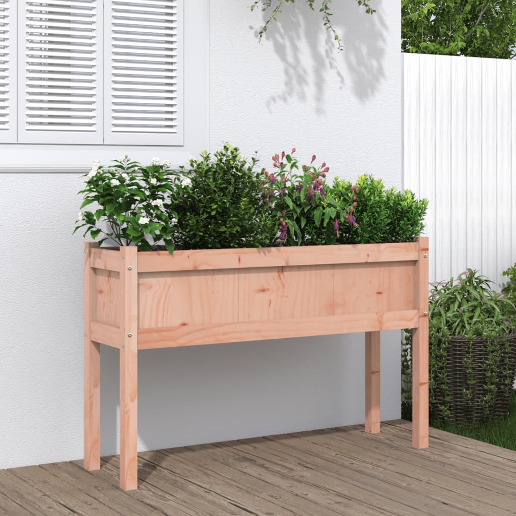 Vidaxl Planter med ben 110x31x70 cm solid Douglashout