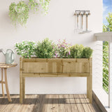 Vidaxl Planter med ben 110x31x70 cm impregnert furu