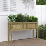 Vidaxl Planter med ben 110x31x70 cm impregnert furu