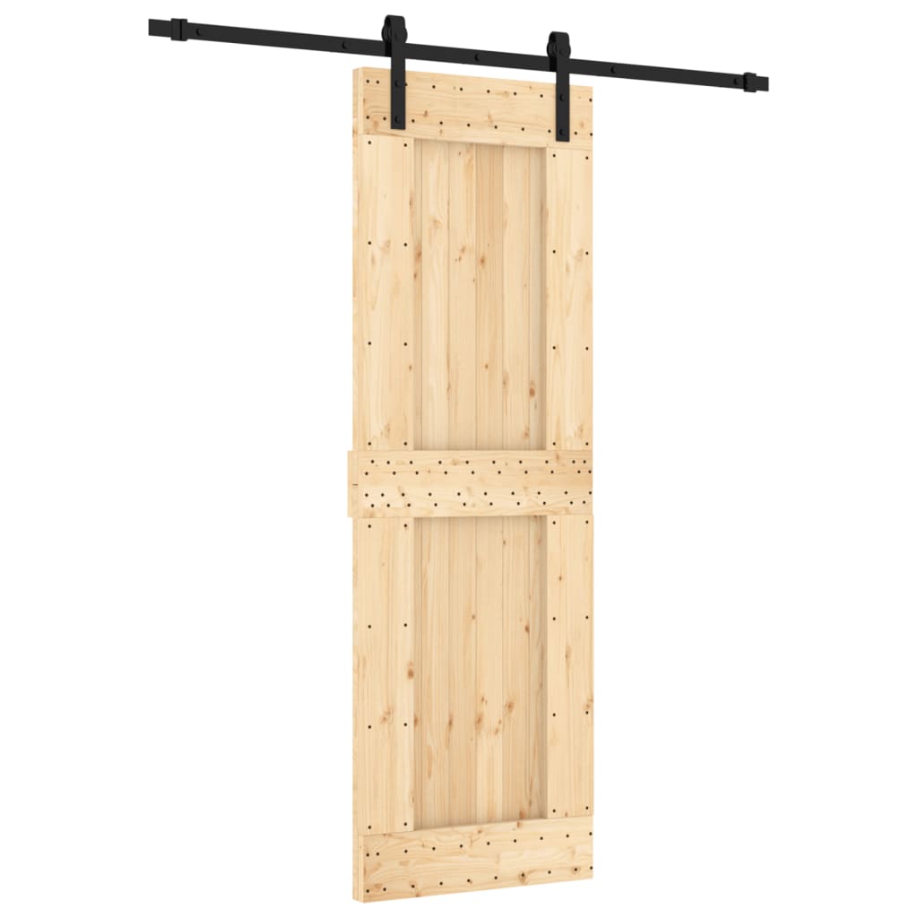 Vidaxl skjutdörr med smeten 70x210 cm fast tall