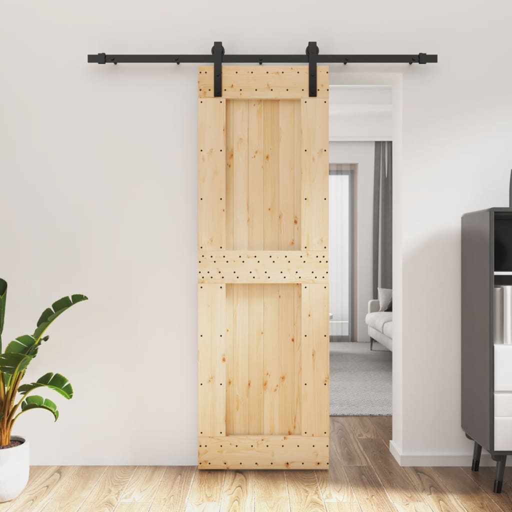 Porta scorrevole Vidaxl con pastella da 70x210 cm pino solido