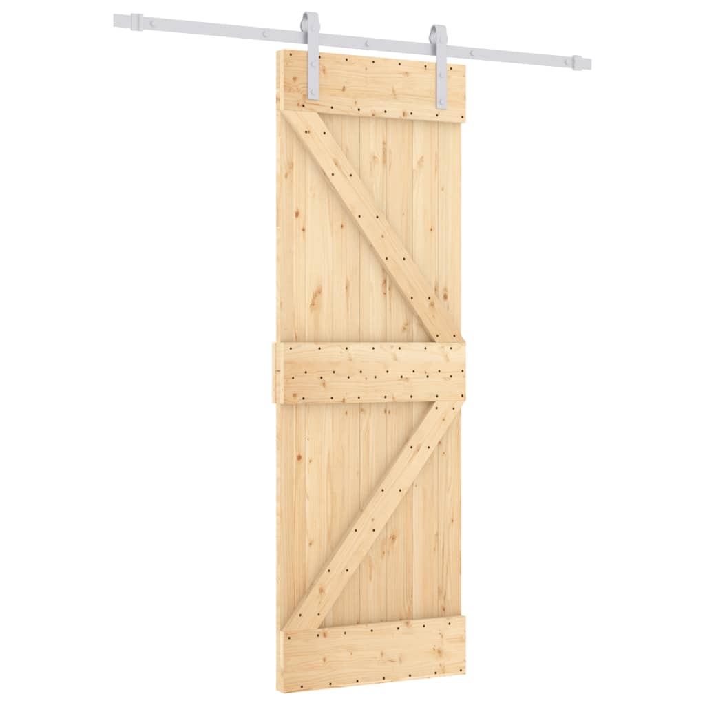 Porta scorrevole Vidaxl con pastella da 70x210 cm pino solido