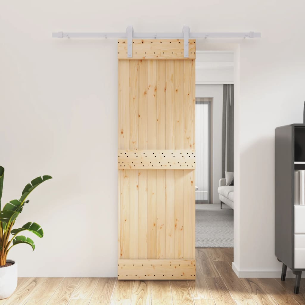 Porta scorrevole Vidaxl con pastella da 70x210 cm pino solido