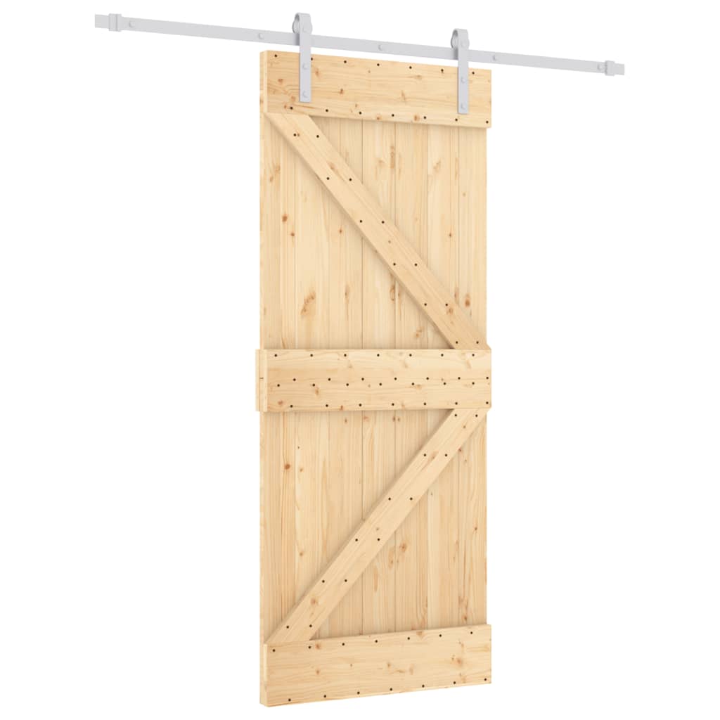 Vidaxl rutscht Dier mat Batter 85x210 cm feste Péiere