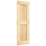 Puerta corredera de Vidaxl con masa de 70x210 cm de pino sólido