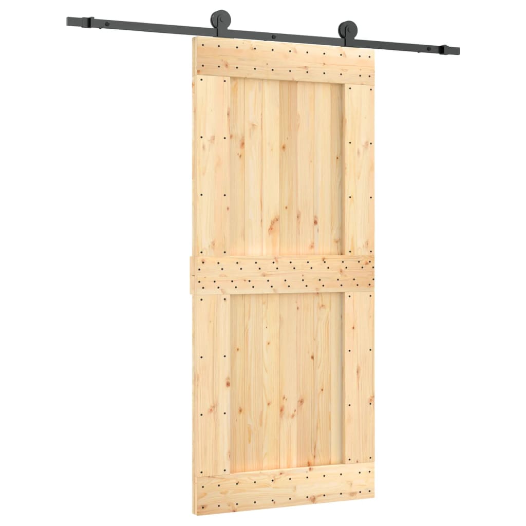 Porta scorrevole Vidaxl con pastella da 90x210 cm pino solido