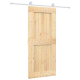 Porta scorrevole Vidaxl con pastella da 90x210 cm pino solido