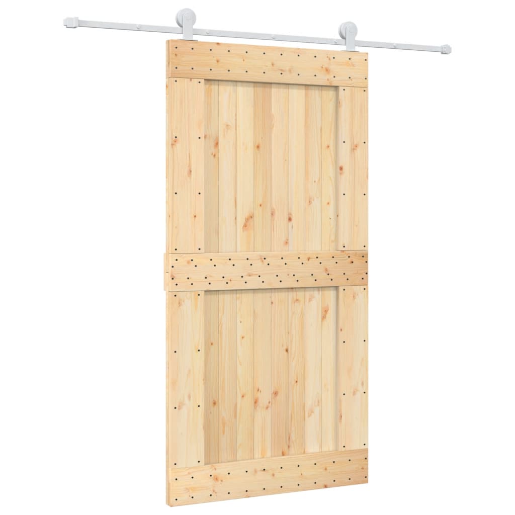 Porta scorrevole Vidaxl con pastella da 100x210 cm pino solido