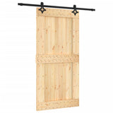 Porta scorrevole Vidaxl con pastella da 100x210 cm pino solido