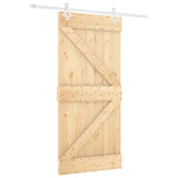 Porta scorrevole Vidaxl con pastella da 90x210 cm pino solido