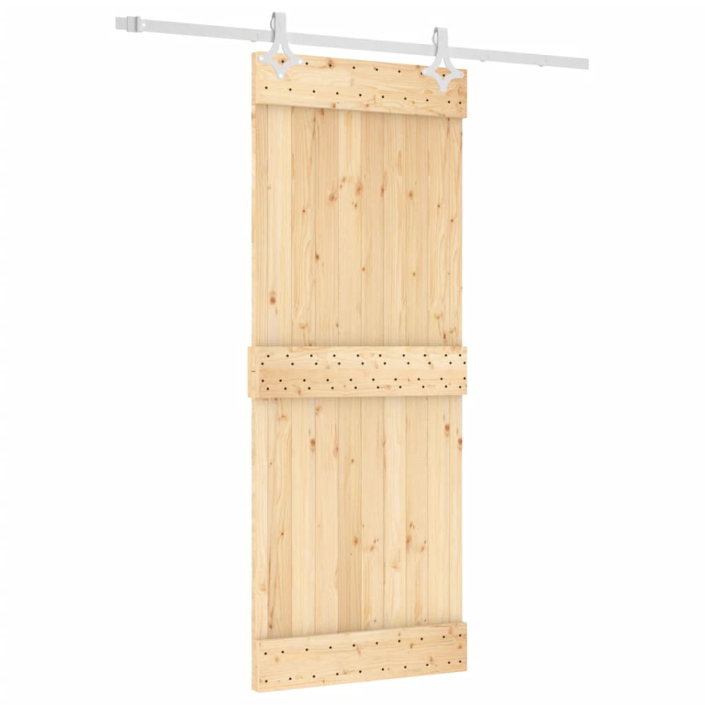 Vidaxl rutscht Dier mat Batter 80x210 cm festgehale Péiere