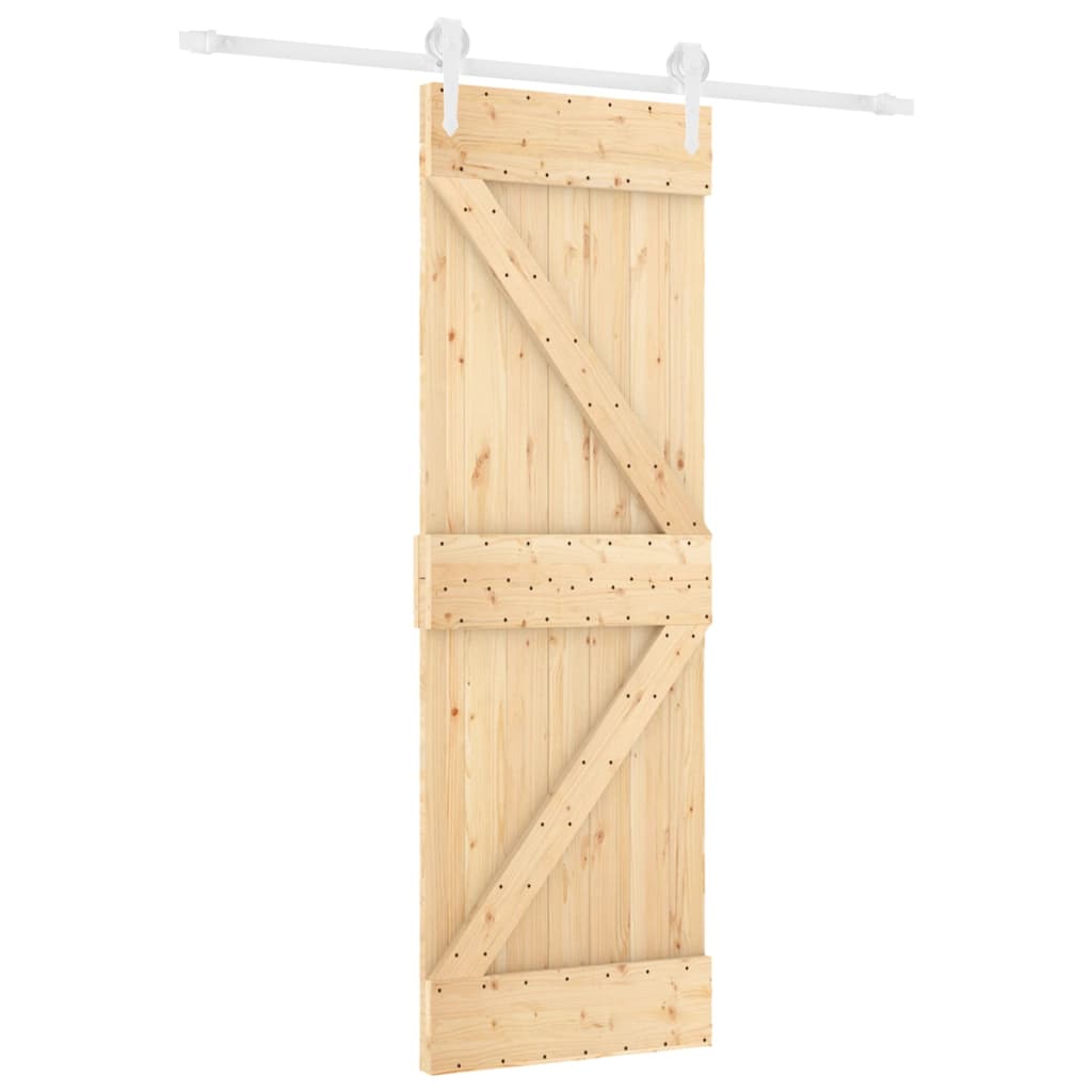 Porta scorrevole Vidaxl con pastella da 70x210 cm pino solido