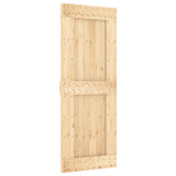 VidaXL sliding door with batter 80x210 cm Solid pine