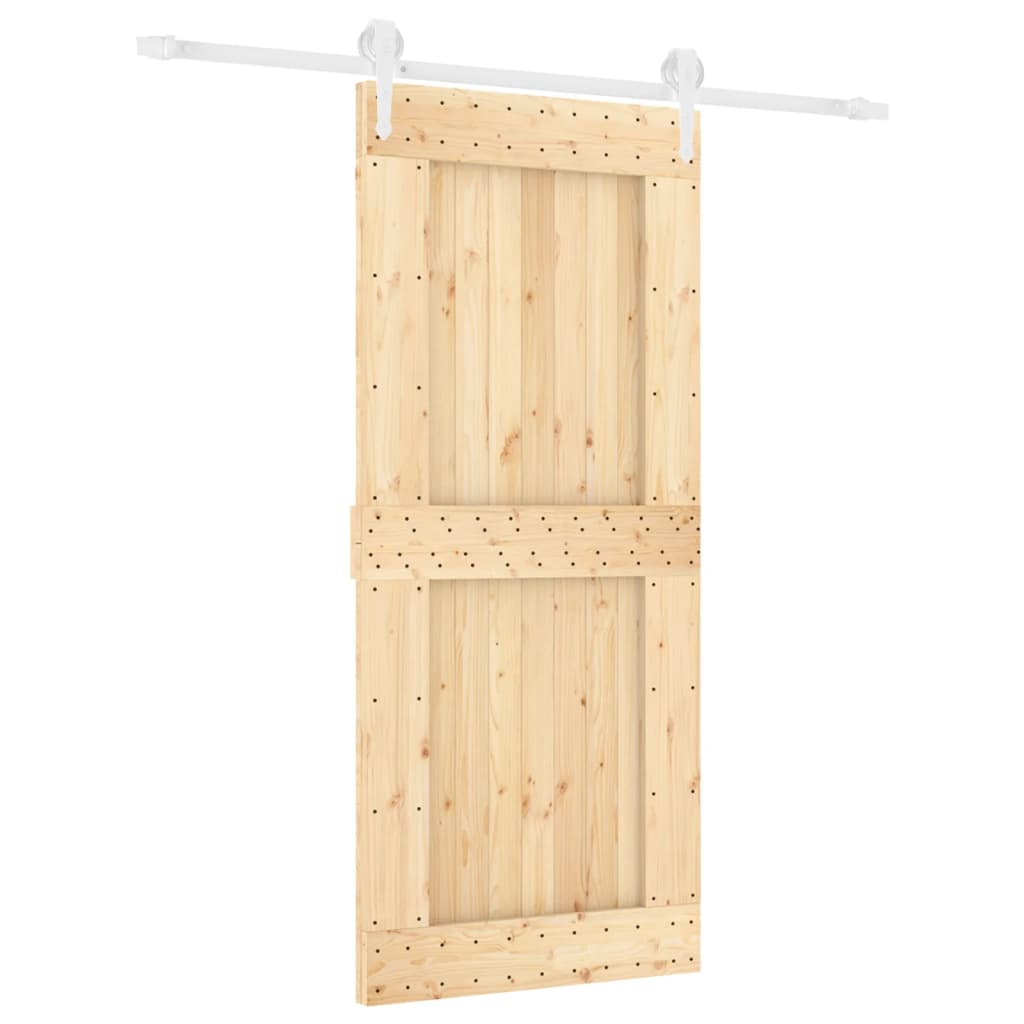 Vidaxl rutscht Dier mat Batter 90x210 cm feste Péiere