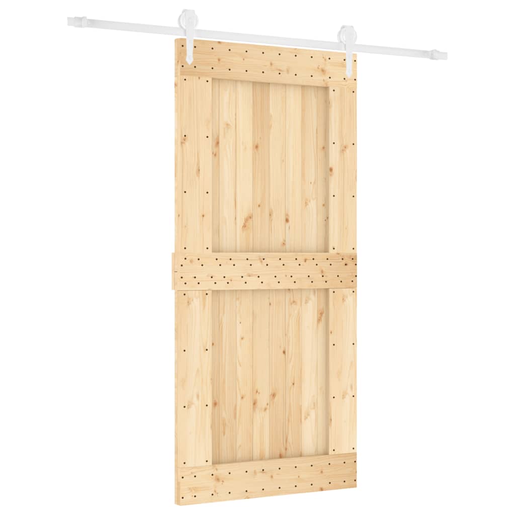 Porta scorrevole Vidaxl con pastella 95x210 cm Pino solido