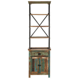 Vidaxl hoge kast 55x30x180 cm massief gerecycled hout