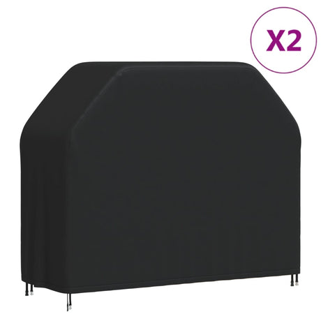 Vidaxl barbecuehoezen 2 st 147x61x112 cm 420d oxford stof