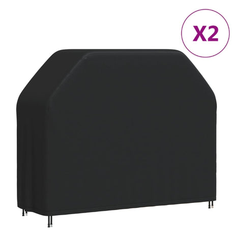 Vidaxl barbecuehoezen 2 st 162x61x122 cm 420d oxford stof